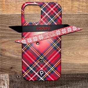 Loopy Case Tartan Red Phone Cover